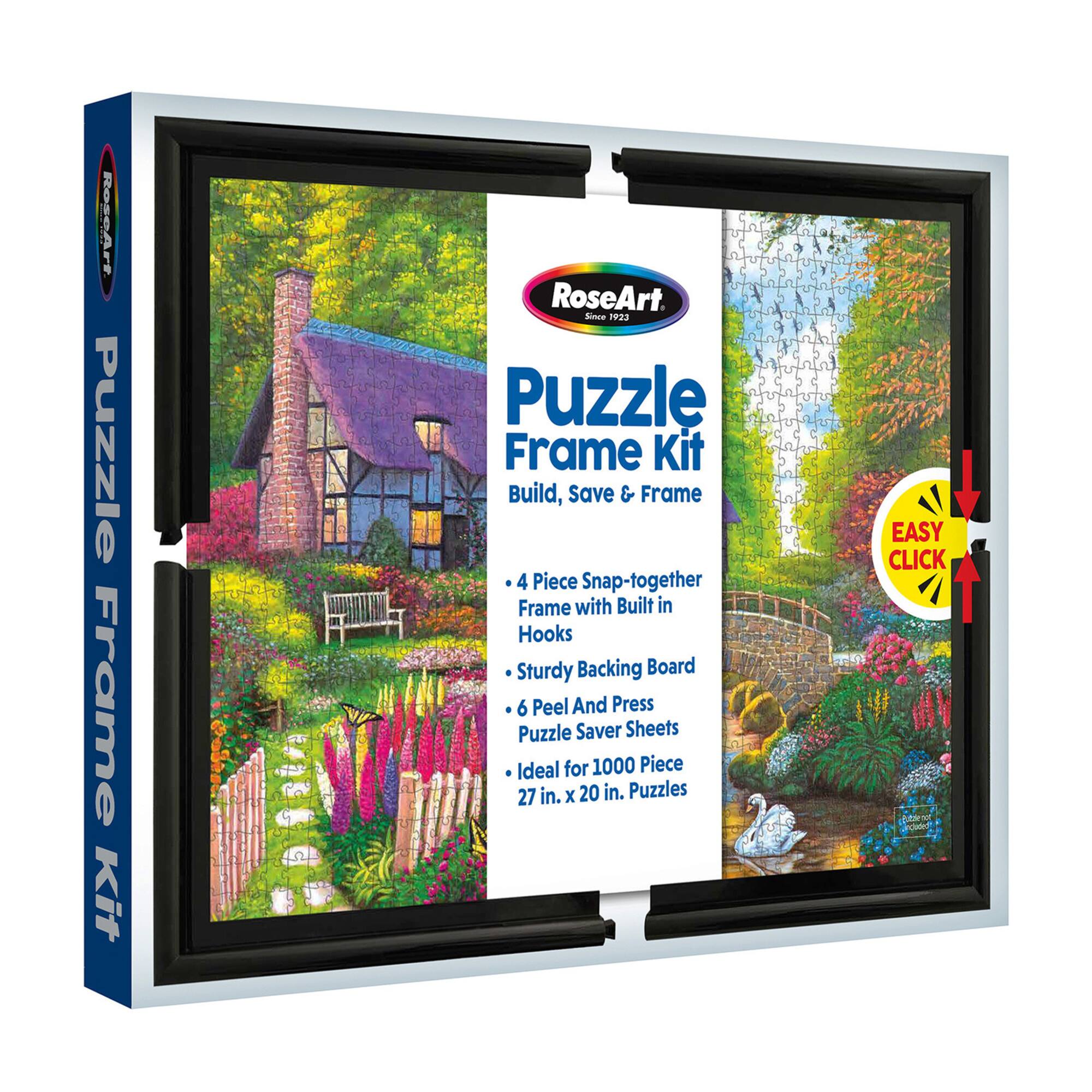 RoseArt Brown Puzzle Frame Kit